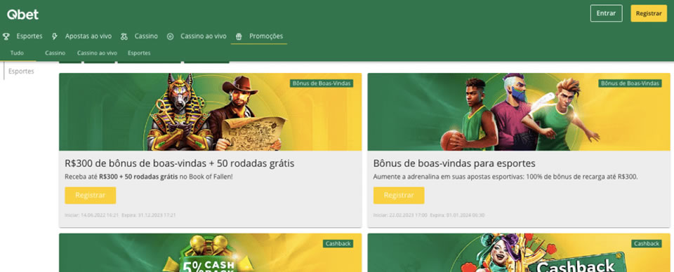 Portanto, este não é o lugar certo para quem procura odds altas.